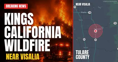California wildfire reported in Tulare County