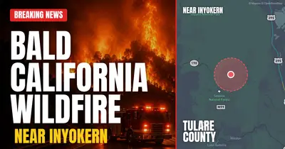 California wildfire reported in Tulare County