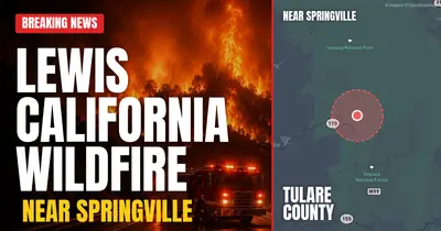 California wildfire reported in Tulare County