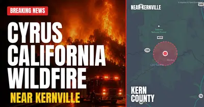 California wildfire reported in Kern County