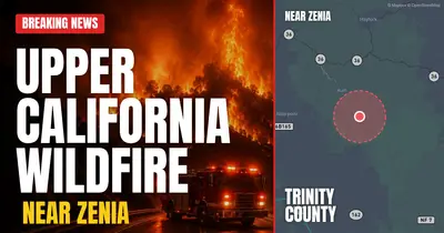 California wildfire reported in Trinity County