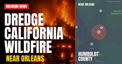 California wildfire reported in Humboldt County
