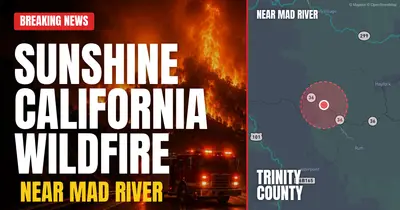 California wildfire reported in Trinity County