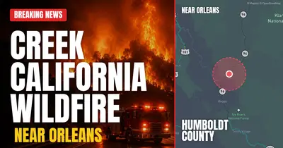 California wildfire reported in Humboldt County