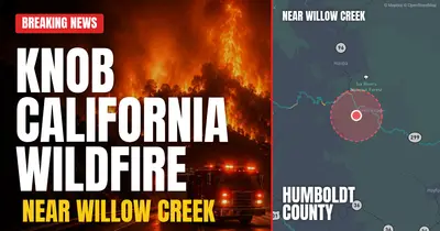 California wildfire reported in Humboldt County