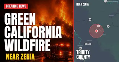 California wildfire reported in Trinity County