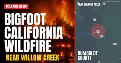 California wildfire reported in Humboldt County