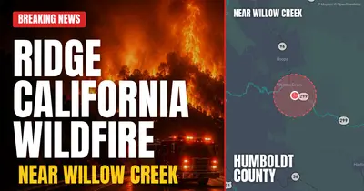 California wildfire reported in Humboldt County