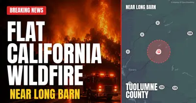 California wildfire reported in Tuolumne County