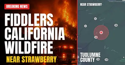 California wildfire reported in Tuolumne County