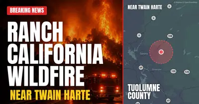 California wildfire reported in Tuolumne County