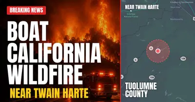 California wildfire reported in Tuolumne County