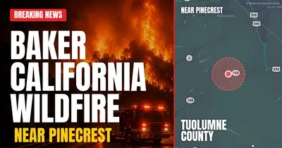California wildfire reported in Tuolumne County