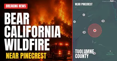 California wildfire reported in Tuolumne County