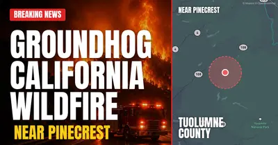 California wildfire reported in Tuolumne County