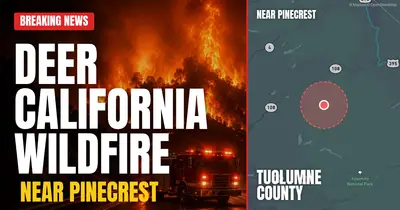 California wildfire reported in Tuolumne County