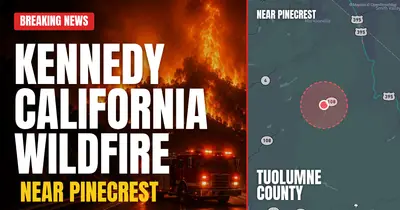 California wildfire reported in Tuolumne County