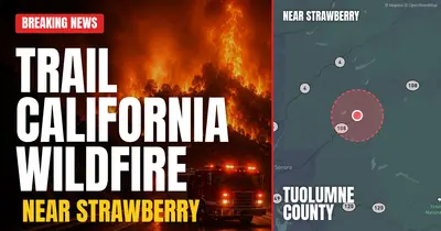 California wildfire reported in Tuolumne County