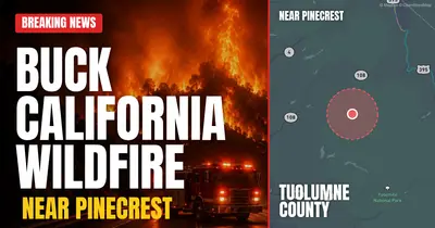 California wildfire reported in Tuolumne County