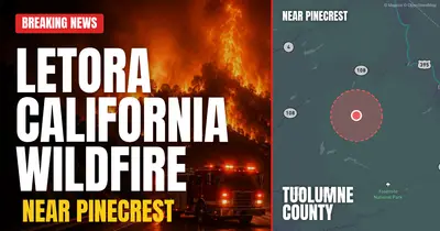 California wildfire reported in Tuolumne County