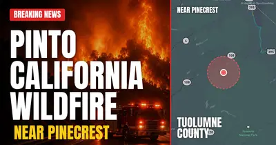 California wildfire reported in Tuolumne County