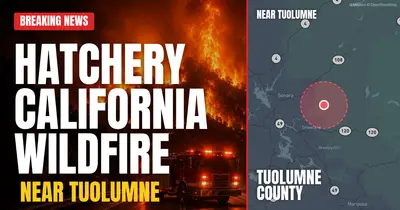 California wildfire reported in Tuolumne County
