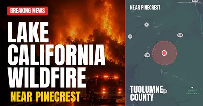 California wildfire reported in Tuolumne County