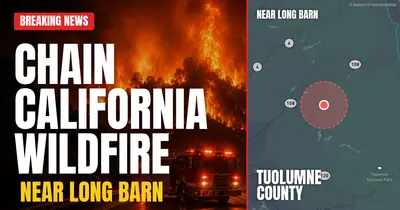 California wildfire reported in Tuolumne County