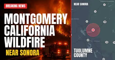 California wildfire reported in Tuolumne County