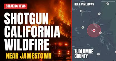 California wildfire reported in Tuolumne County