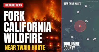 California wildfire reported in Tuolumne County