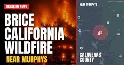 California wildfire reported in Calaveras County