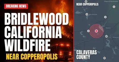 California wildfire reported in Calaveras County