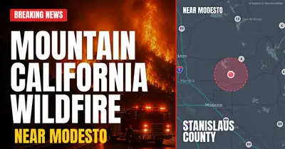 California wildfire reported in Stanislaus County