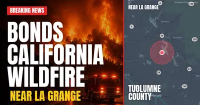 California wildfire reported in Tuolumne County