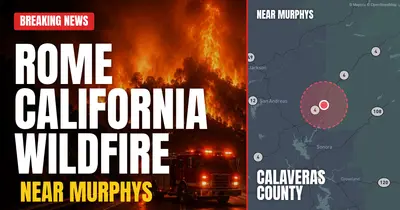 California wildfire reported in Calaveras County
