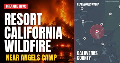 California wildfire reported in Calaveras County
