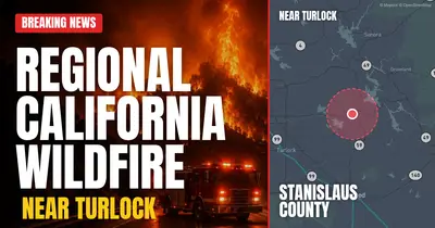 California wildfire reported in Stanislaus County