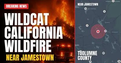 California wildfire reported in Tuolumne County