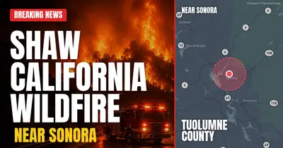 California wildfire reported in Tuolumne County