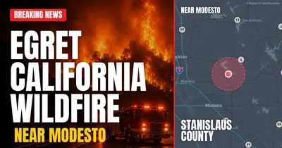 California wildfire reported in Stanislaus County