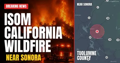 California wildfire reported in Tuolumne County
