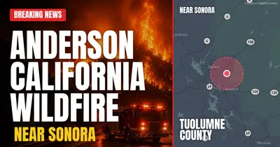 California wildfire reported in Tuolumne County
