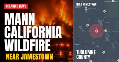 California wildfire reported in Tuolumne County