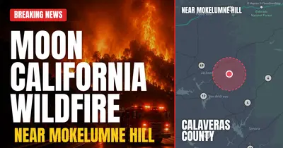 California wildfire reported in Calaveras County