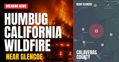 California wildfire reported in Calaveras County