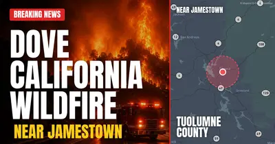 California wildfire reported in Tuolumne County