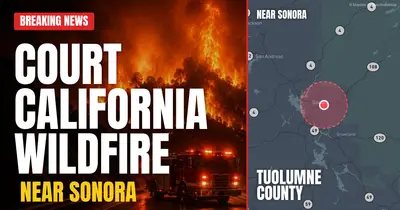 California wildfire reported in Tuolumne County