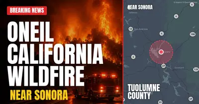 California wildfire reported in Tuolumne County