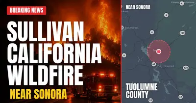 California wildfire reported in Tuolumne County